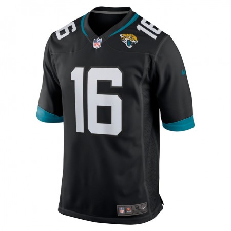 Jacksonville Jaguars Tröjor Trevor Lawrence 16 Nike Svart 2021 NFL Draft - Herr Jacksonville Jaguars Tröjor Trevor Lawrence 16 Nike Svart 2021 NFL Draft - Herr